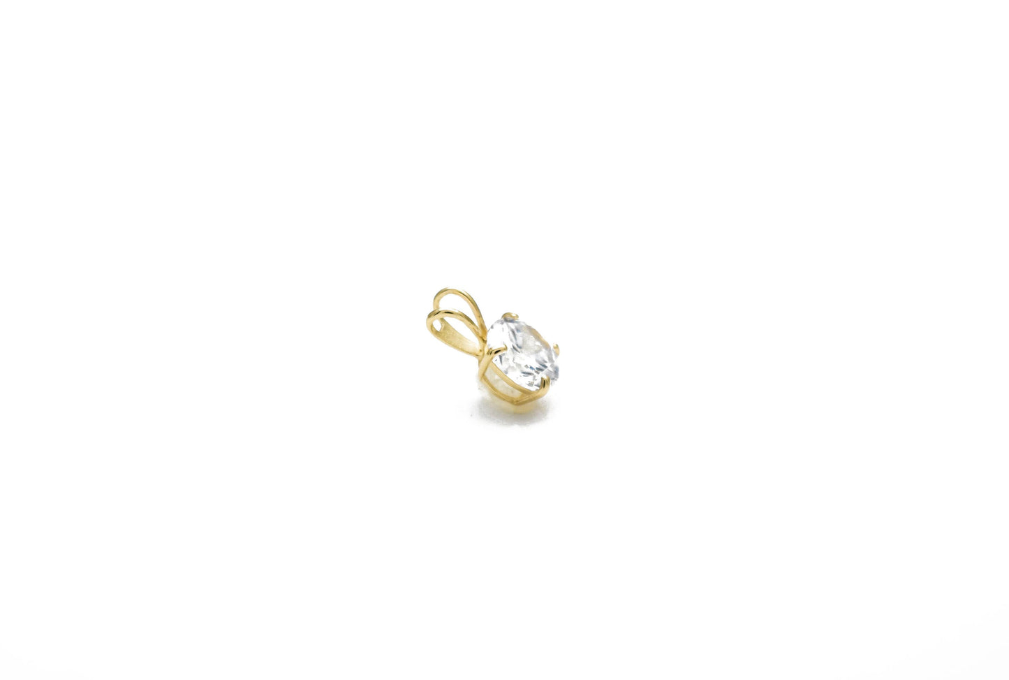 14k Gold Garnet Moissanite Pendant 0.25-2.75ct D VVS1 Diamond Brilliant Round Solitaire 14K Yellow, White Gold Charm GIA certified