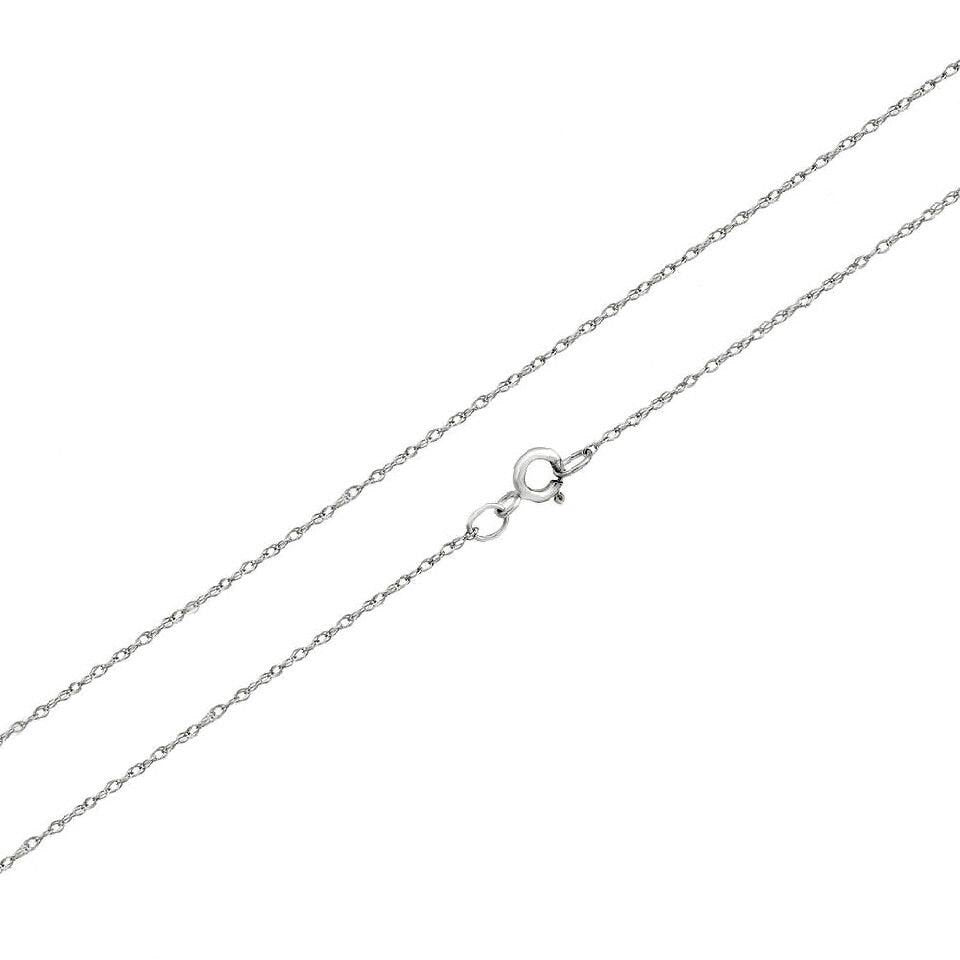 14K Twisted Rope Chain Solid Yellow White Rose Gold Singapore Necklace (13"-22")
