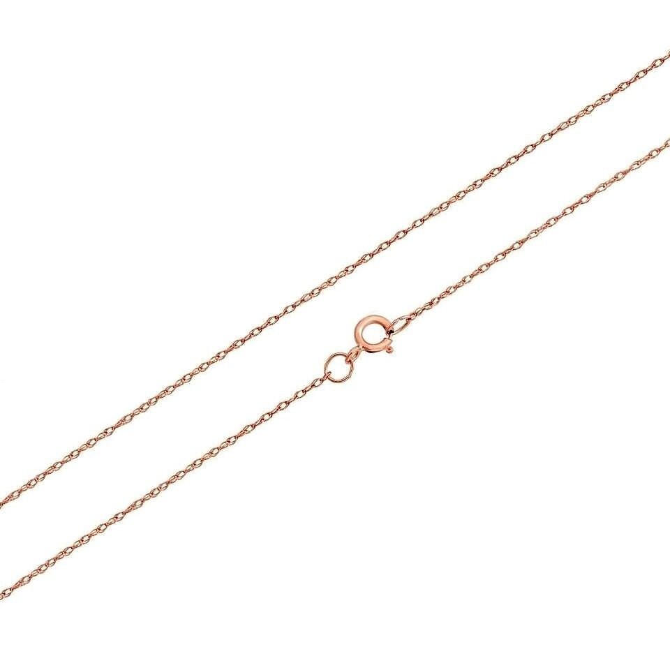 14K Twisted Rope Chain Solid Yellow White Rose Gold Singapore Necklace (13"-22")