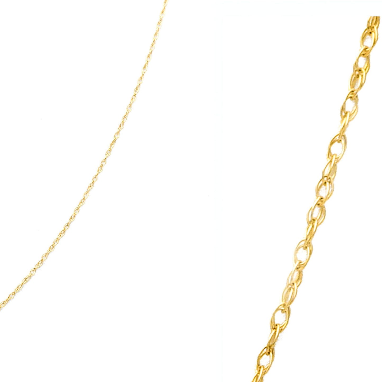 14K Twisted Rope Chain Solid Yellow White Rose Gold Singapore Necklace (13"-22")
