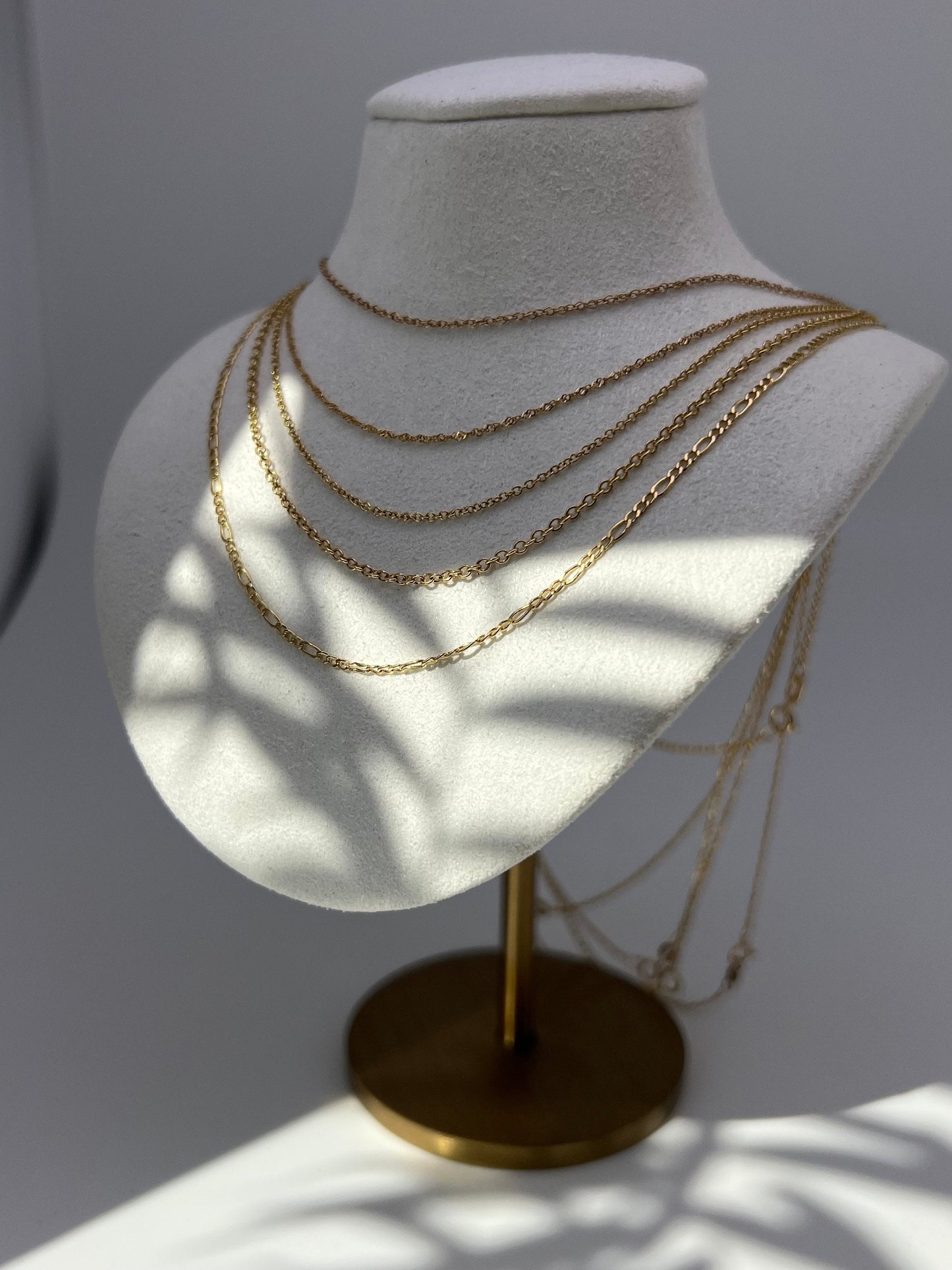 14k Gold Chain Necklace Cable Oval/Box/Twisted Singapore /Fancy Twisted Solid/Figaro Yellow Gold (16"-22"), Women Man , Real 14k gold